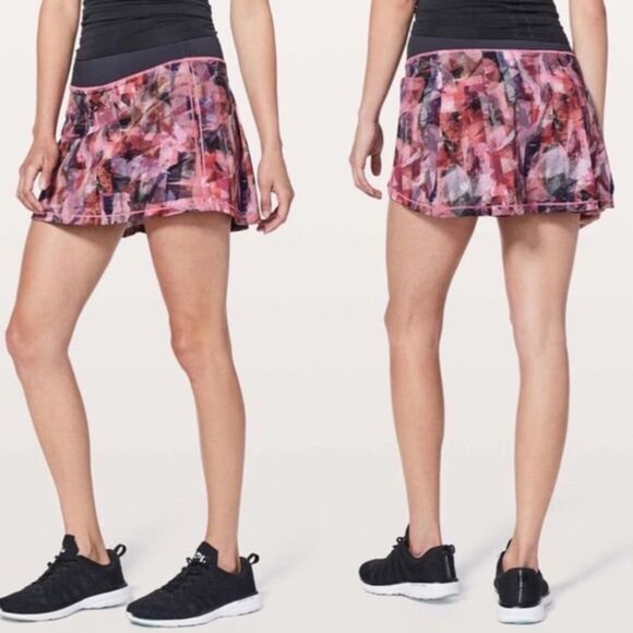 Lululemon Pace Rival Skirt Sun Dazed Multi Color  Athletic Skort Size 4 … - Picture 1 of 14